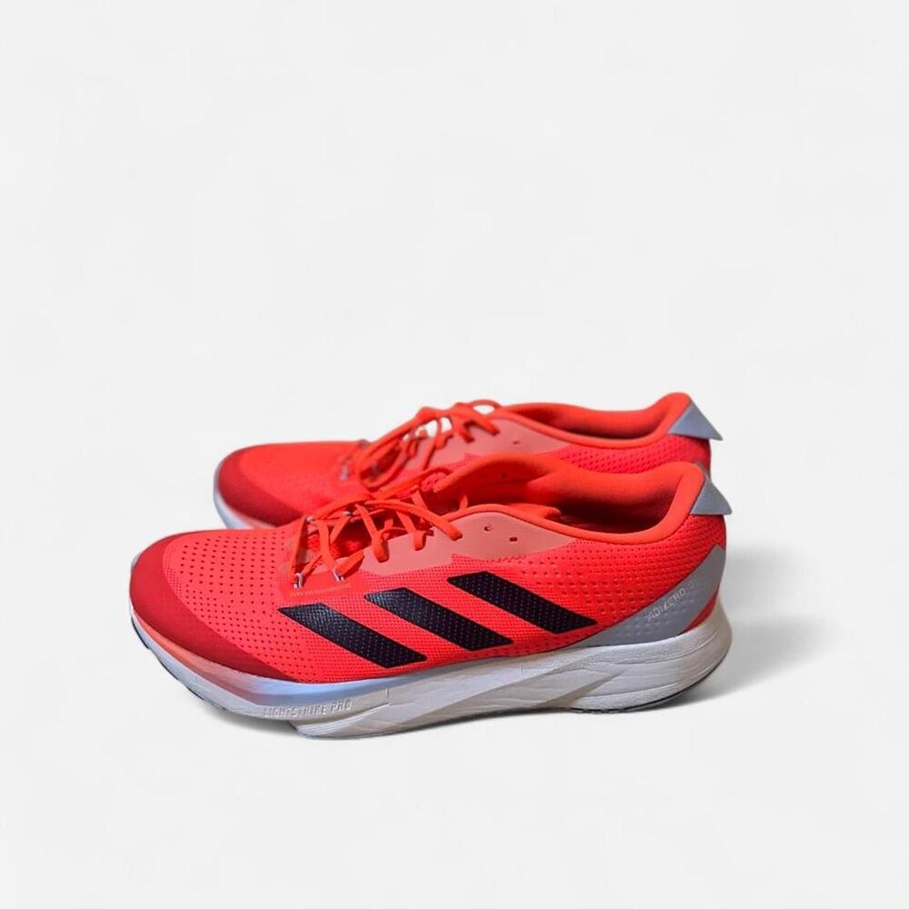 Adidas Men's Orange and Red Trainers